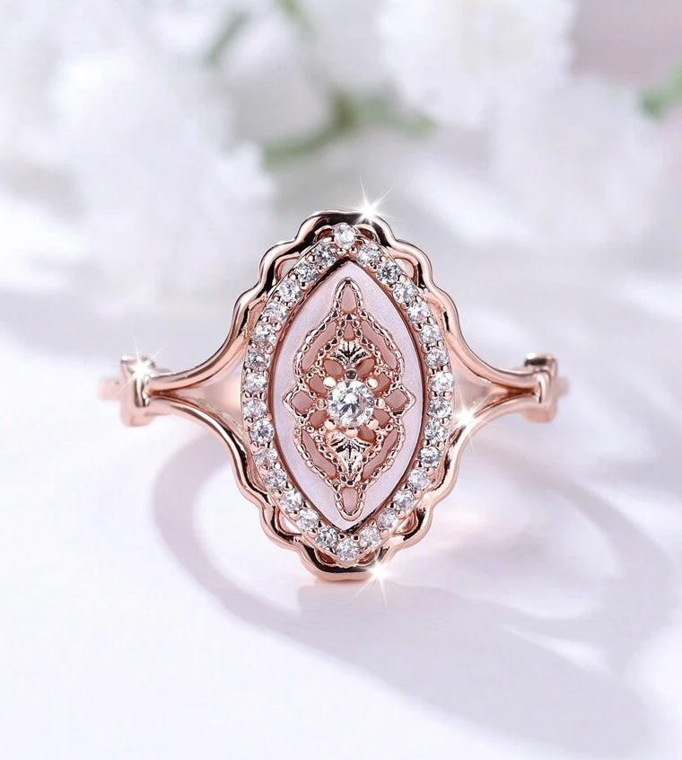 rose gold ring ring mother