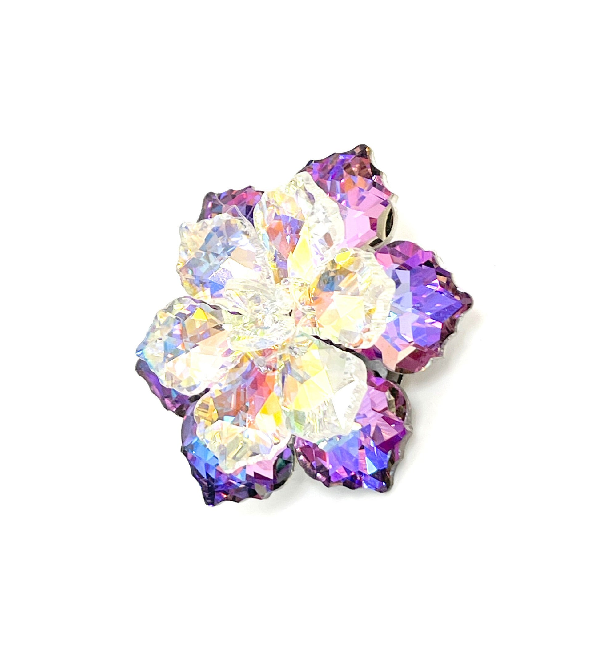 Sparkly Crystal Flower Brooch, Crystal Daisy Pin, Statement Brooch, Very Sparkly Jacket Pin, Brooches For Women