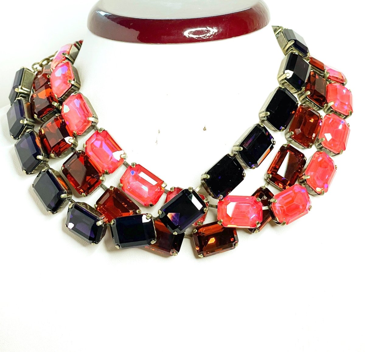 Crystal Georgian Collet Necklaces - Anna Wintour Style