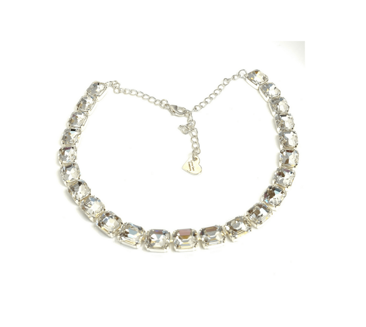 Sapphire Clear Anna Wintour Style Necklaces | Georgian Collet Crystal Choker 