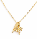 Gold Pegasus Necklace | Dainty Jewellery | 14kt Gold Filled | Fantasy Lovers Jewelry