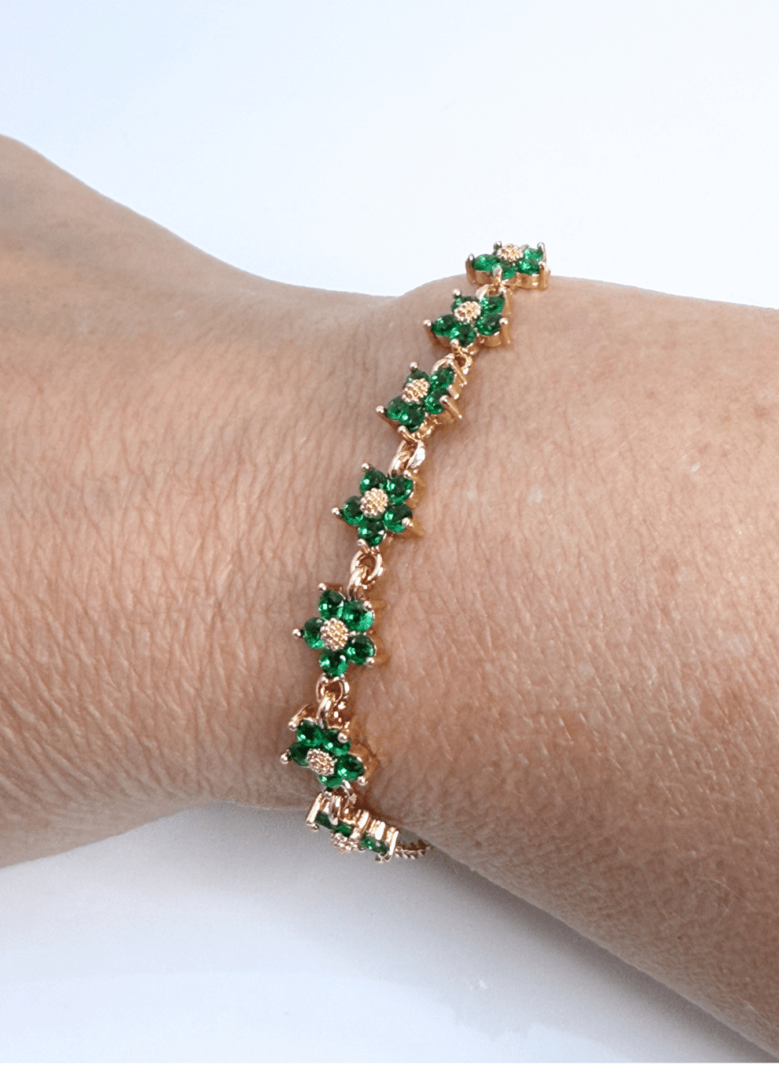 Elegant Emerald Regency Style Necklace Bracelet | Fantasy Green Teardrop Choker | Medieval Jewelry