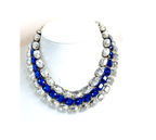 Sapphire Clear Anna Wintour Style Necklaces | Georgian Collet Crystal Choker 
