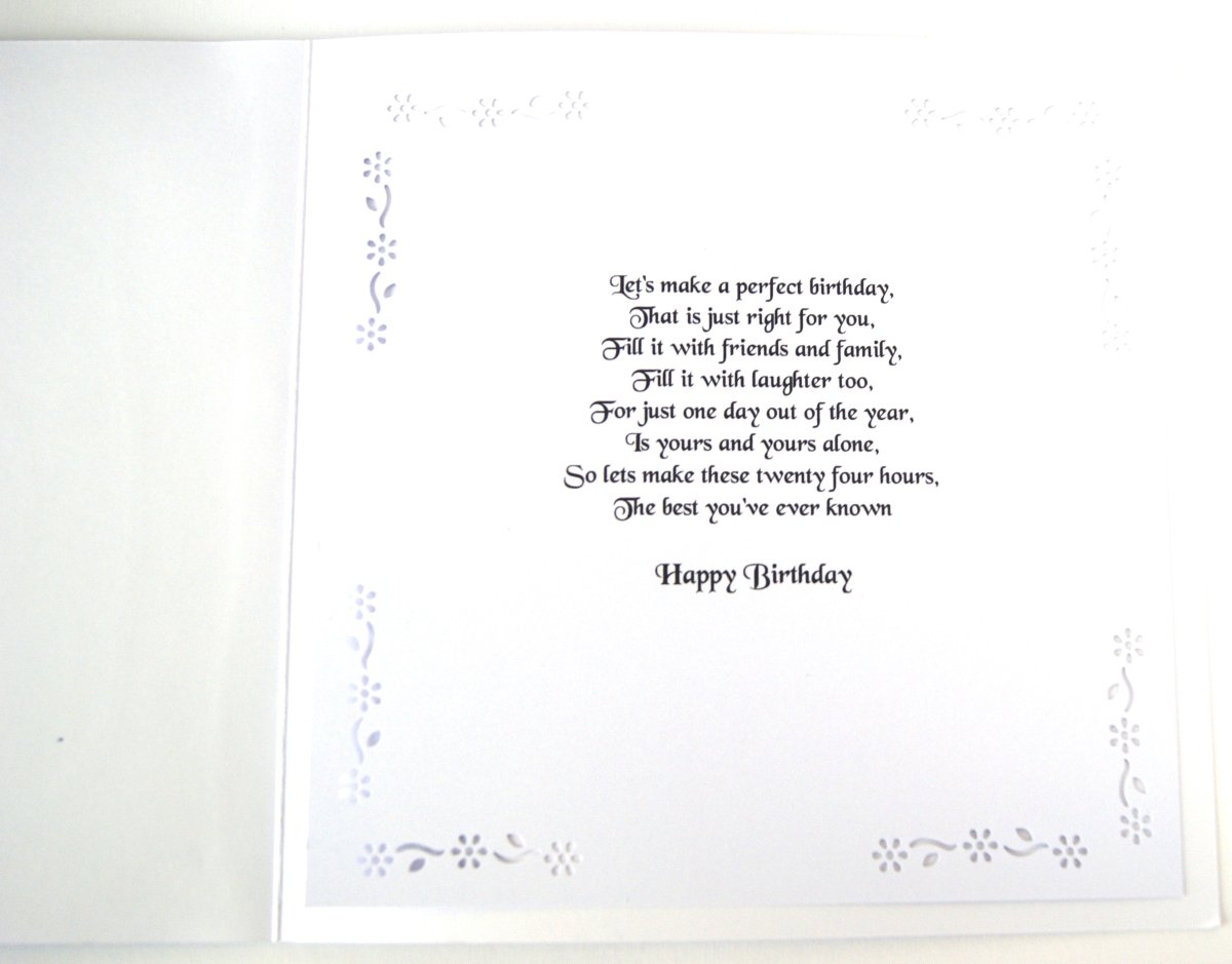 Luxury Handmade Orchid Birthday Card | Beautiful 3D Flower Card for Her | Various colours