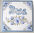 Luxury Handmade Orchid Birthday Card | Beautiful 3D Flower Card for Her | Various colours