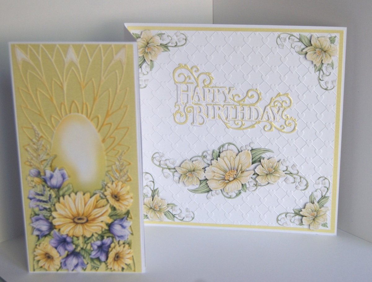 Luxury Handmade Flower Trifold Birthday Card | Beautiful 3D Flower Card for Her | Various colours