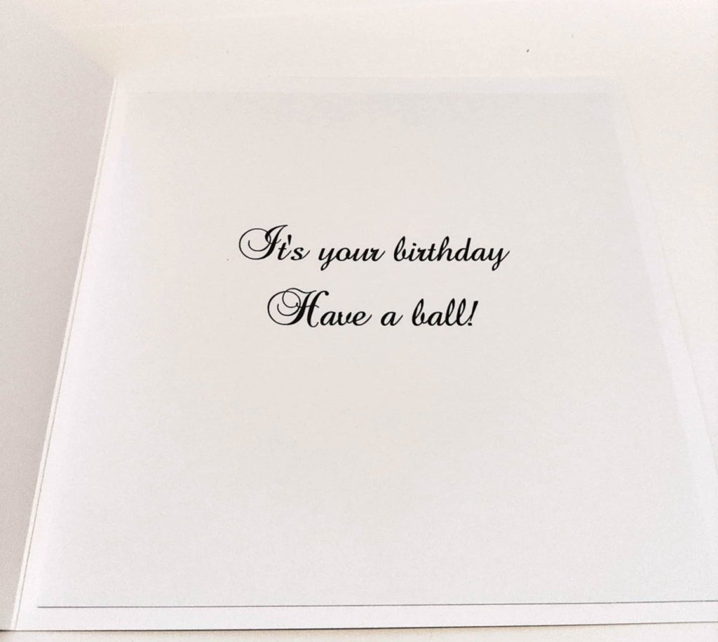 Luxury Handmade Birthday Card for Him | Football Lovers  | Have a Ball