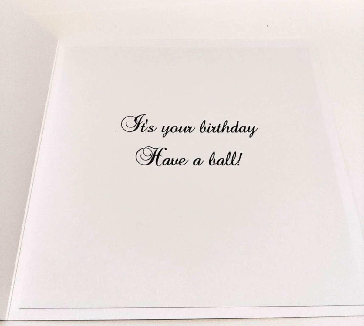 Luxury Handmade Birthday Card for Him | Football Lovers  | Have a Ball