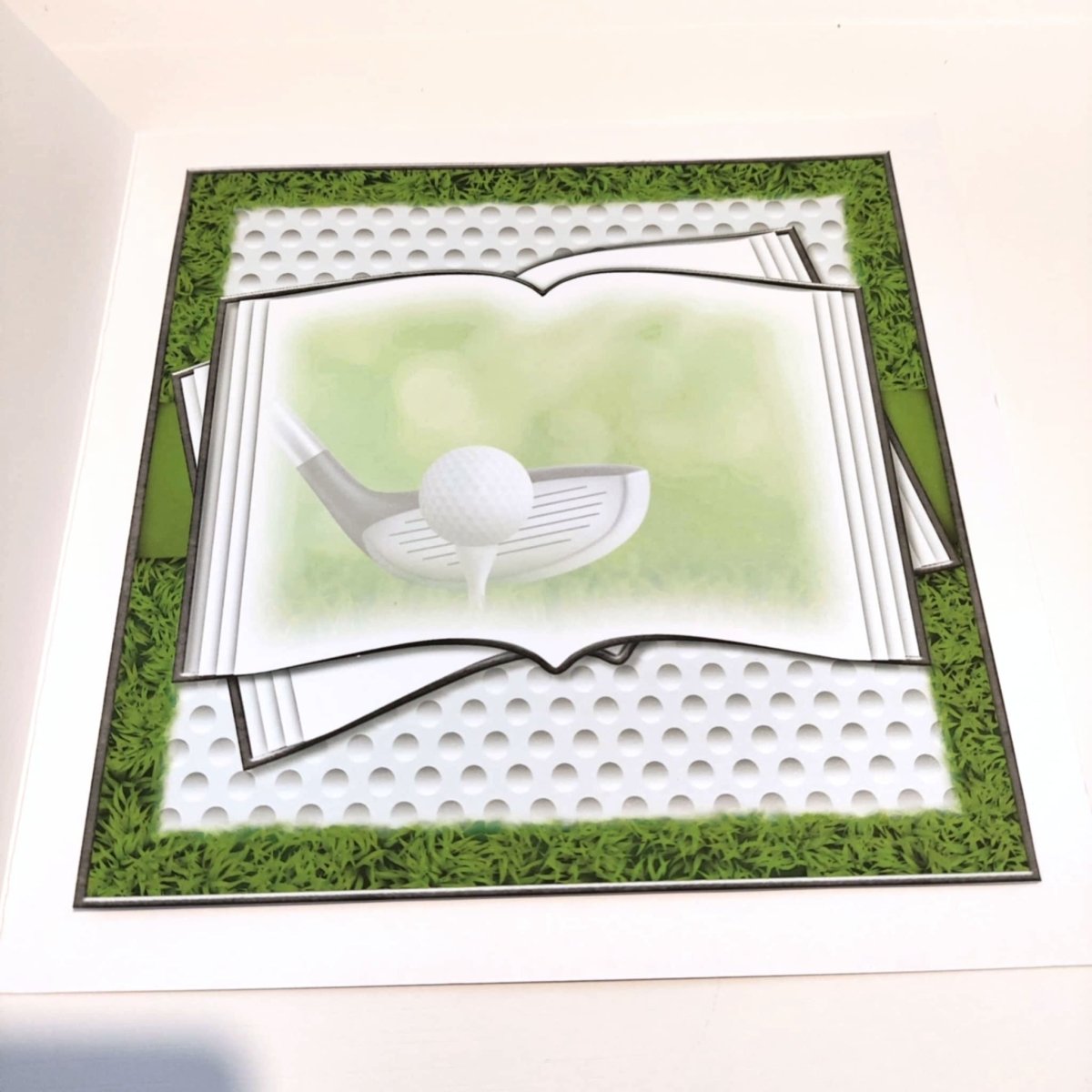 Luxury Handmade Birthday Card for Him | Golf Lovers