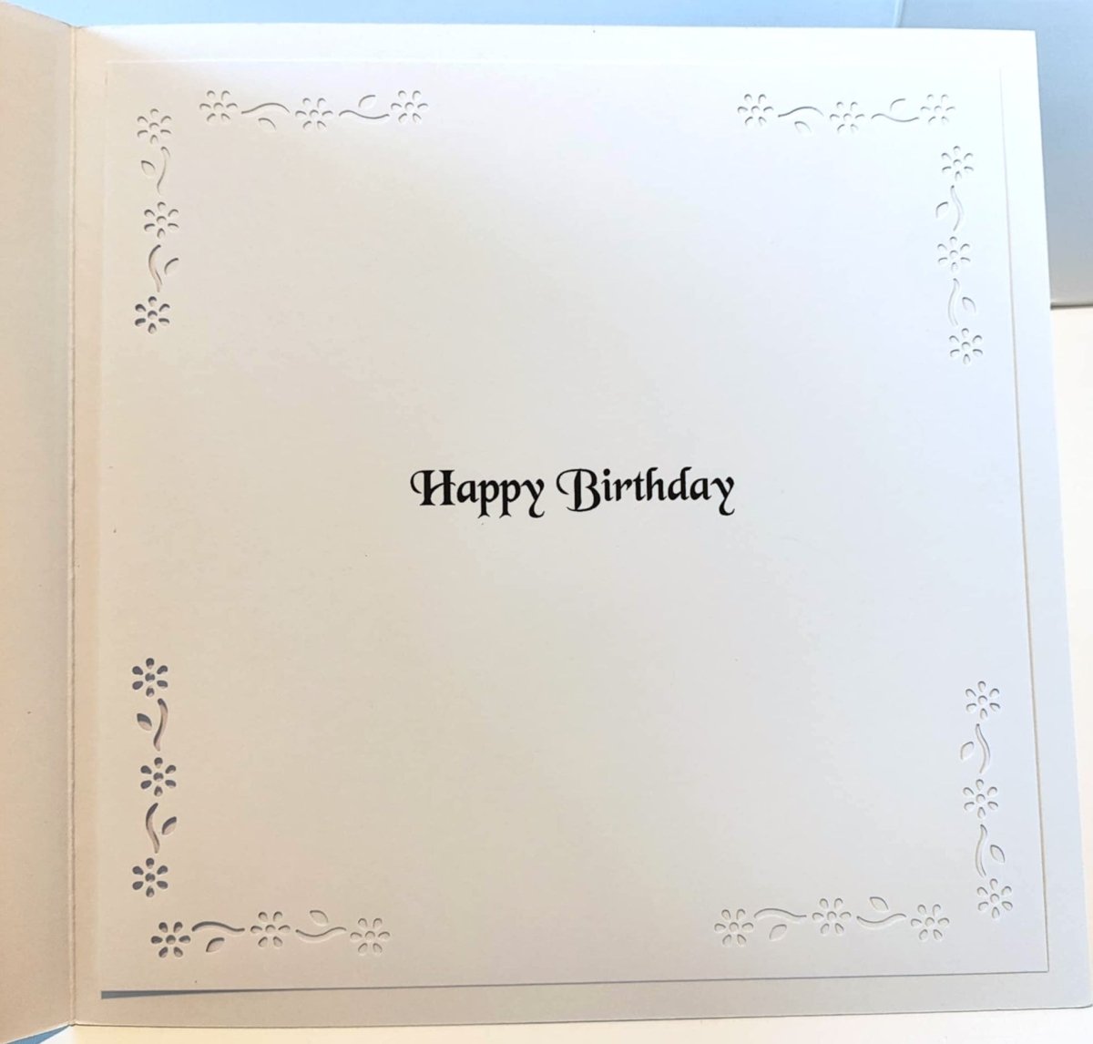 Luxury Handmade Rose with Lantern Birthday Card | Beautiful 3D Flower Card for Her | Various colours