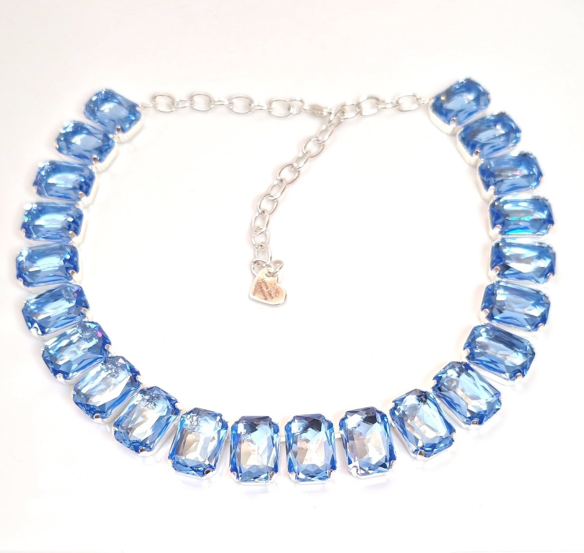 Amethyst Aquamarine Georgian Collet Necklaces | Crystal Chokers | Anna Wintour Style