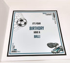 Luxury Handmade Birthday Card for Him | Football Lovers  | Football Fan