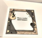 Luxury Handmade Birthday Card for Him | Vintage Triple Guitar| Music Lovers