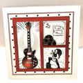 Luxury Handmade Guitar Fathers Day Card | Music Lovers