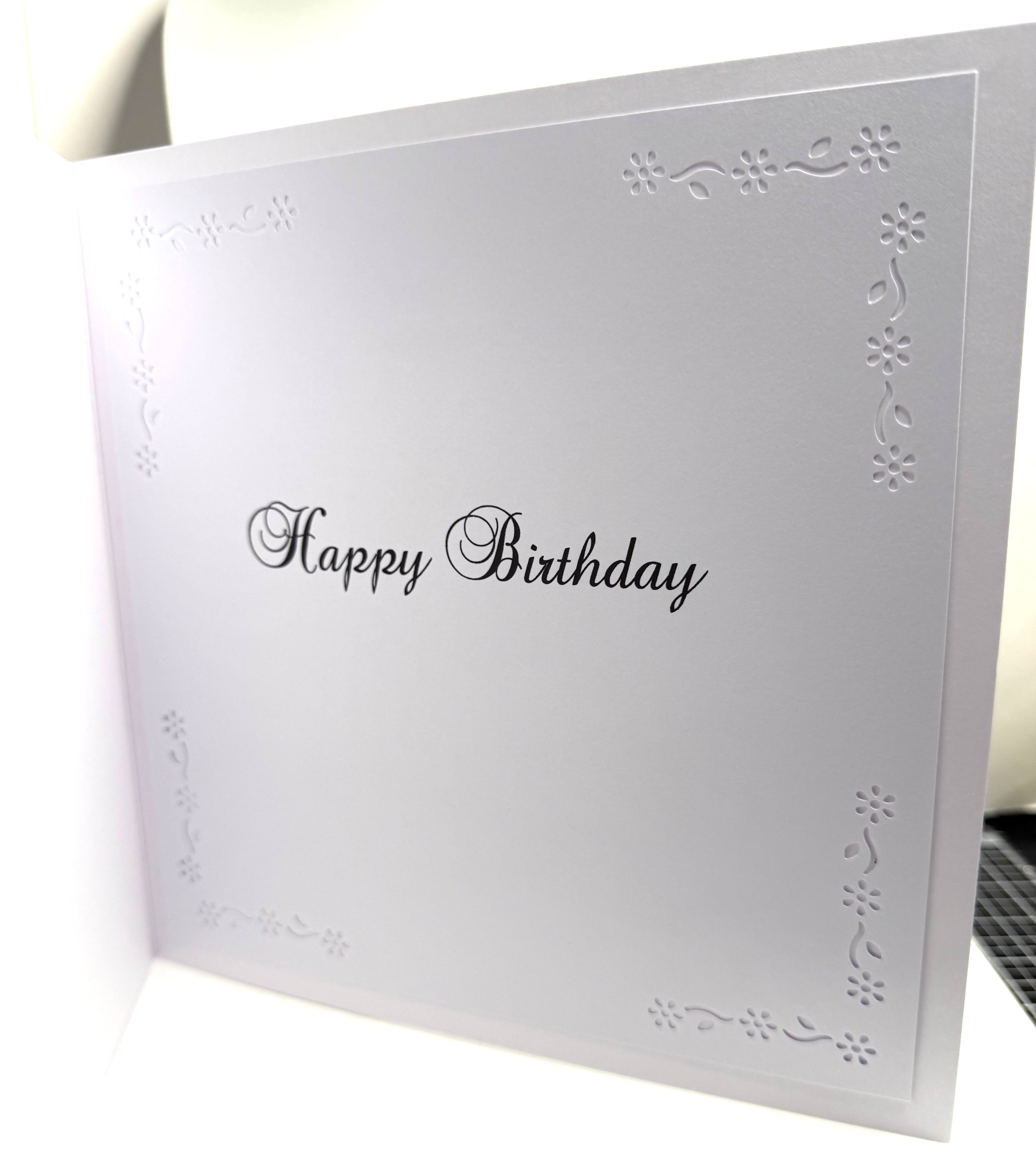 Luxury Handmade 3D Birthday Card | Butterflies in The Garden