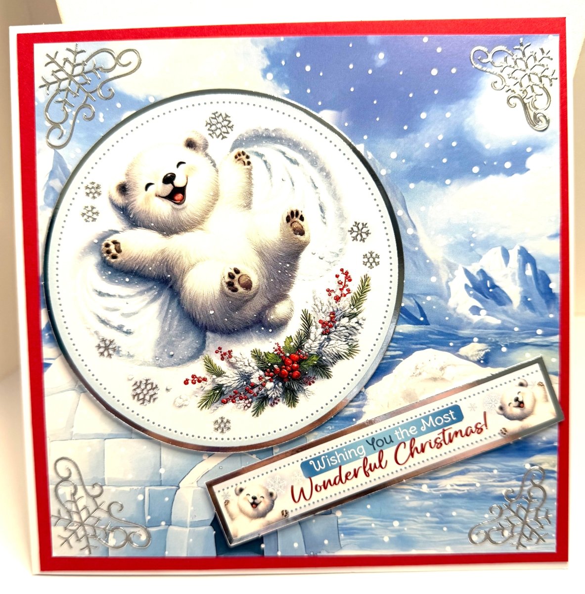 Luxury Handmade Christmas Cards | Cute 3d Animals