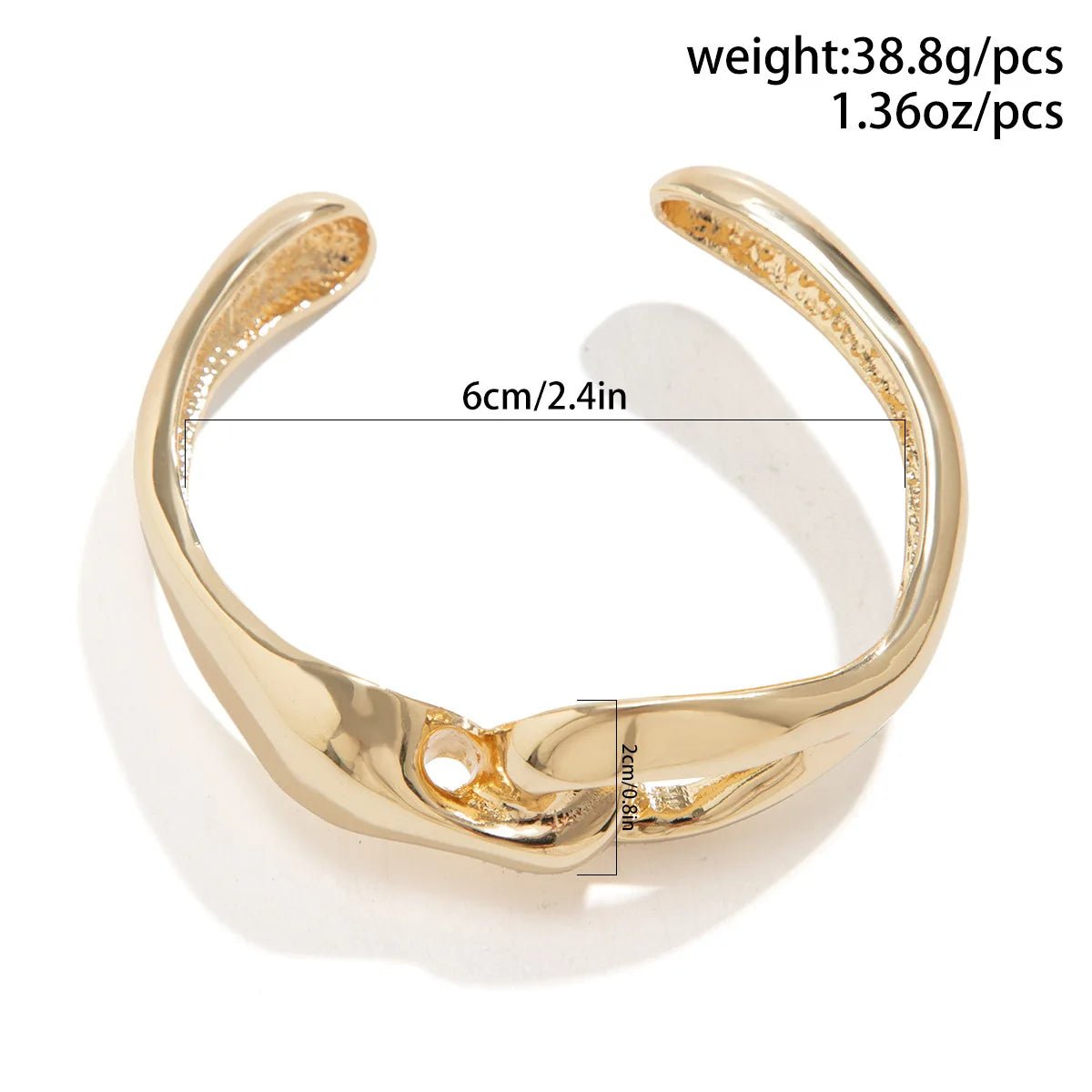 Liquid Style Gold Silver Bangles | Chunky Gold Band