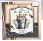 Luxury Handmade Birthday Card  for Him | Beer Bucket List
