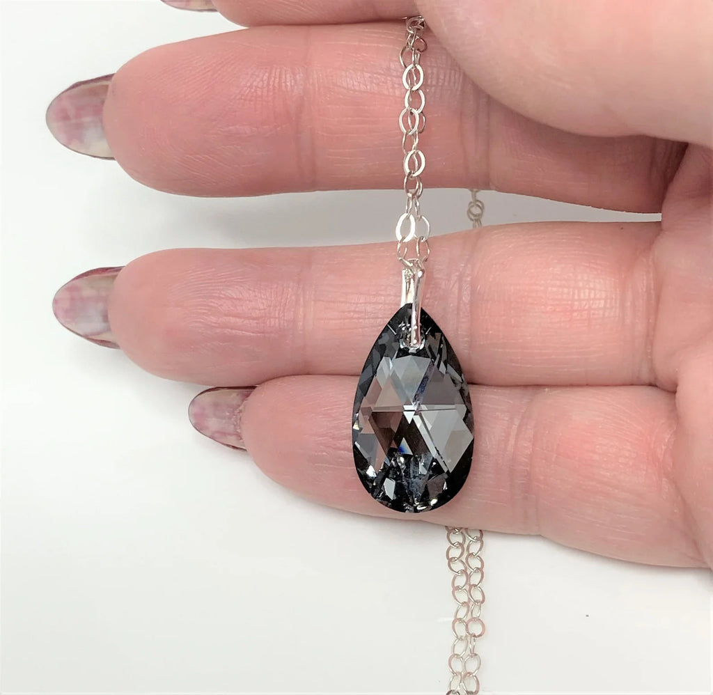 Scarabaeus Green Austrian Crystal Pendant | Sterling Silver | Multi Colour Pendant