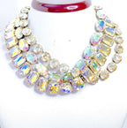 Clear Georgian Collet Necklaces | Crystal Chokers | Anna Wintour Style