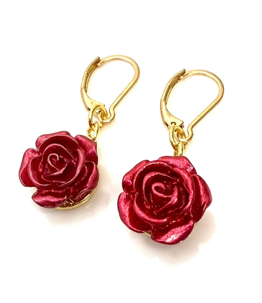 Beautiful Cottagecore Style Rose Jewellery Set | Fairycore Coquette Elegance