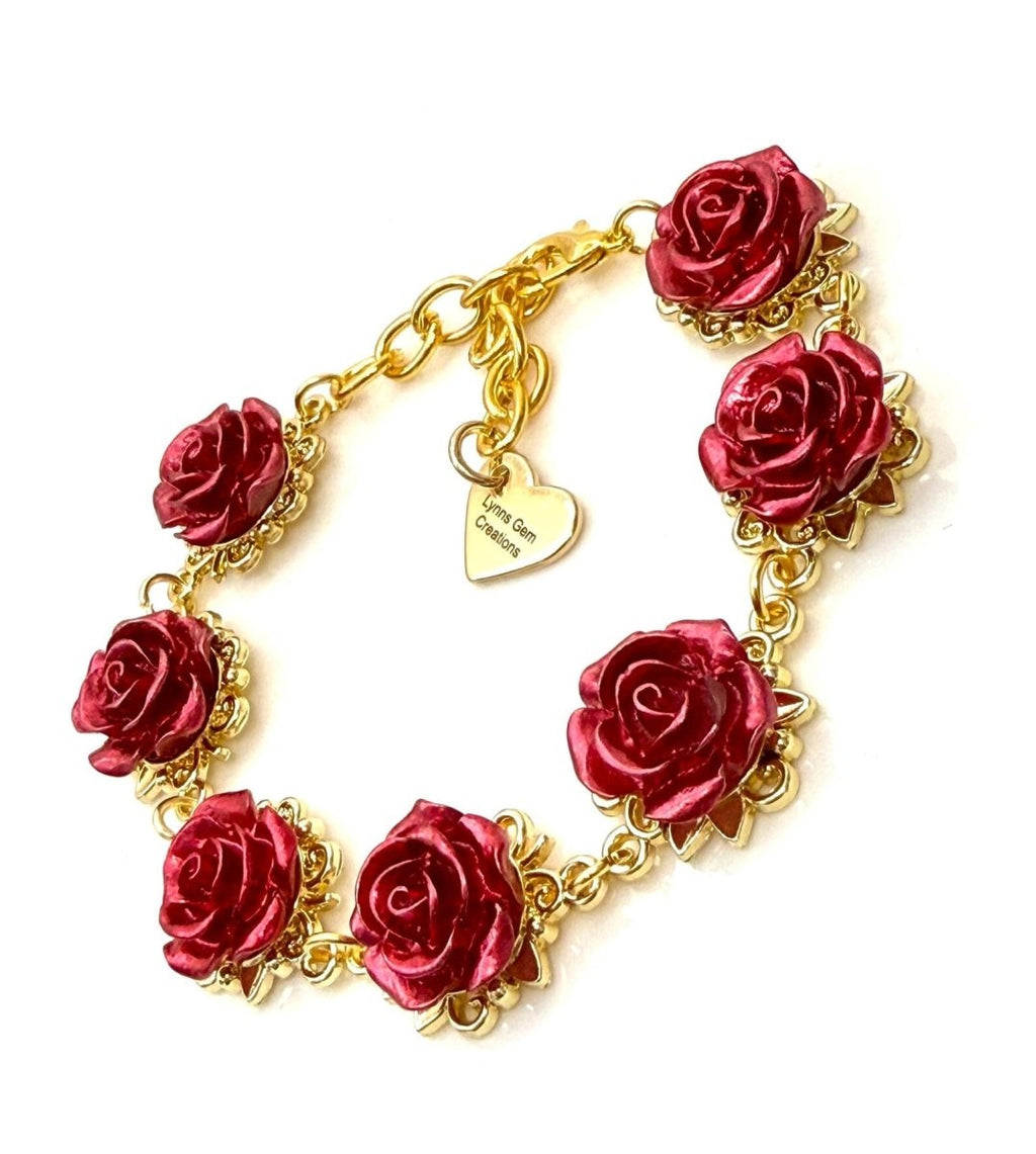 Beautiful Cottagecore Style Rose Jewellery Set | Fairycore Coquette Elegance