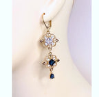 Beautiful Bridgerton Style Sapphire Crystal Jewellery Set | Fairycore Coquette Elegance