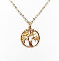 Tree of Life Gold Necklace | Tree Jewellery | Gold Filled Pendant