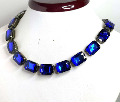 Sapphire Peridot Georgian Collet Necklaces, Emerald Crystal Choker, Anna Wintour Style, Riviere Necklace, Necklaces for Women