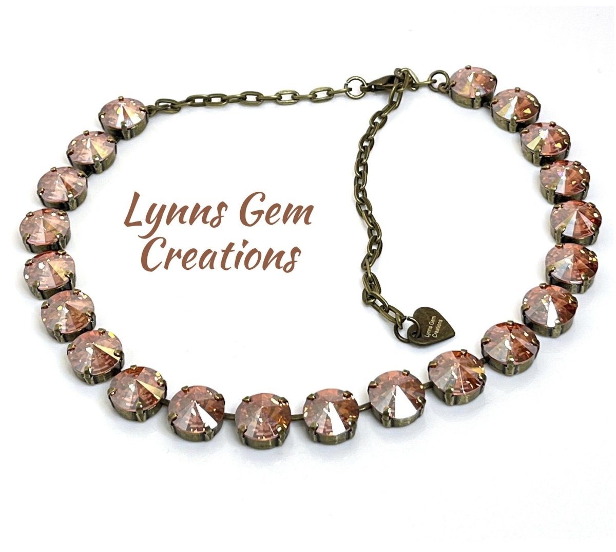 Red Cream Austrian Crystal Necklaces | Georgian Anna Wintour Style Chokers