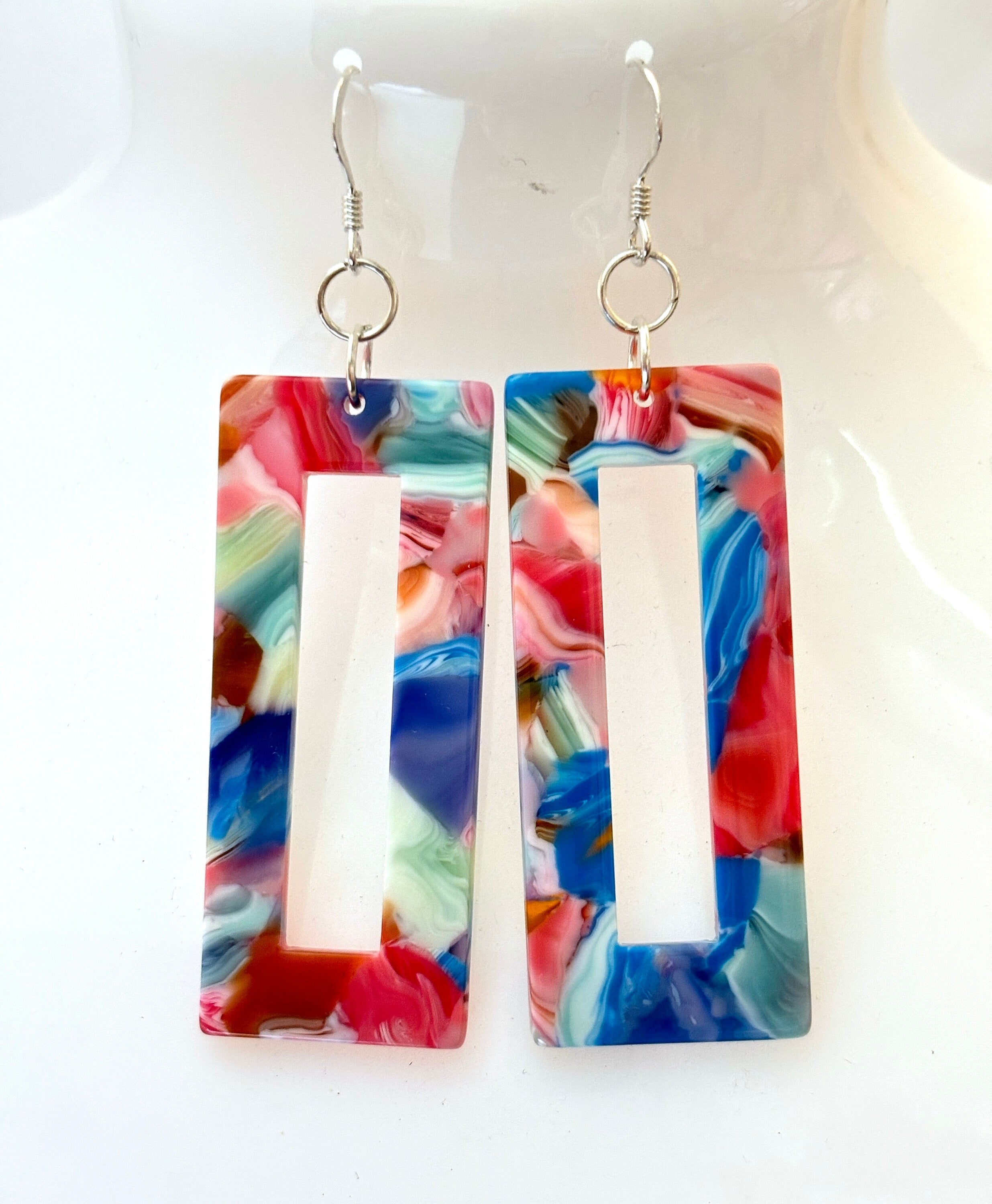 Tortoise Shell Multicolour Earrings