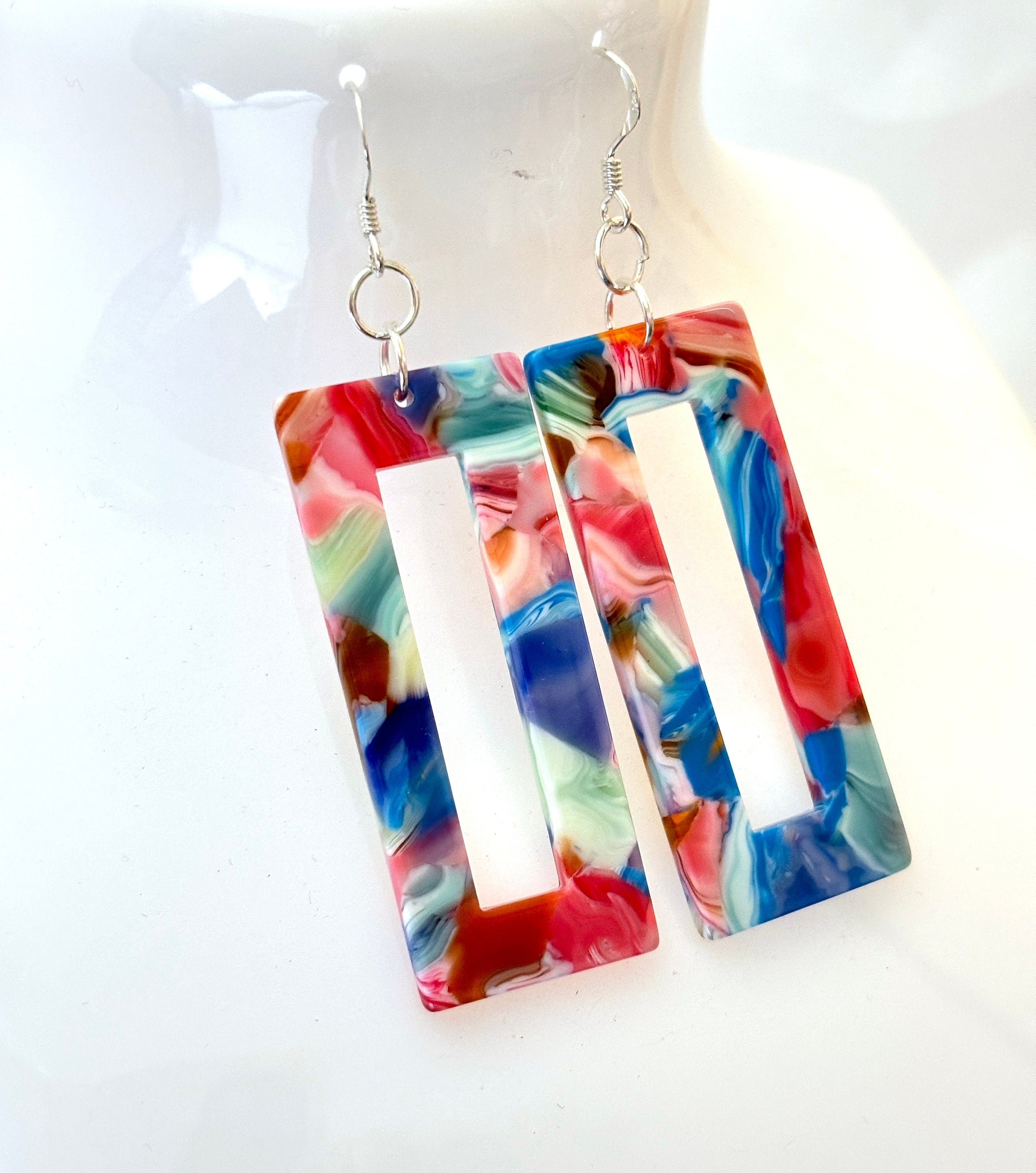 Tortoise Shell Multicolour Earrings