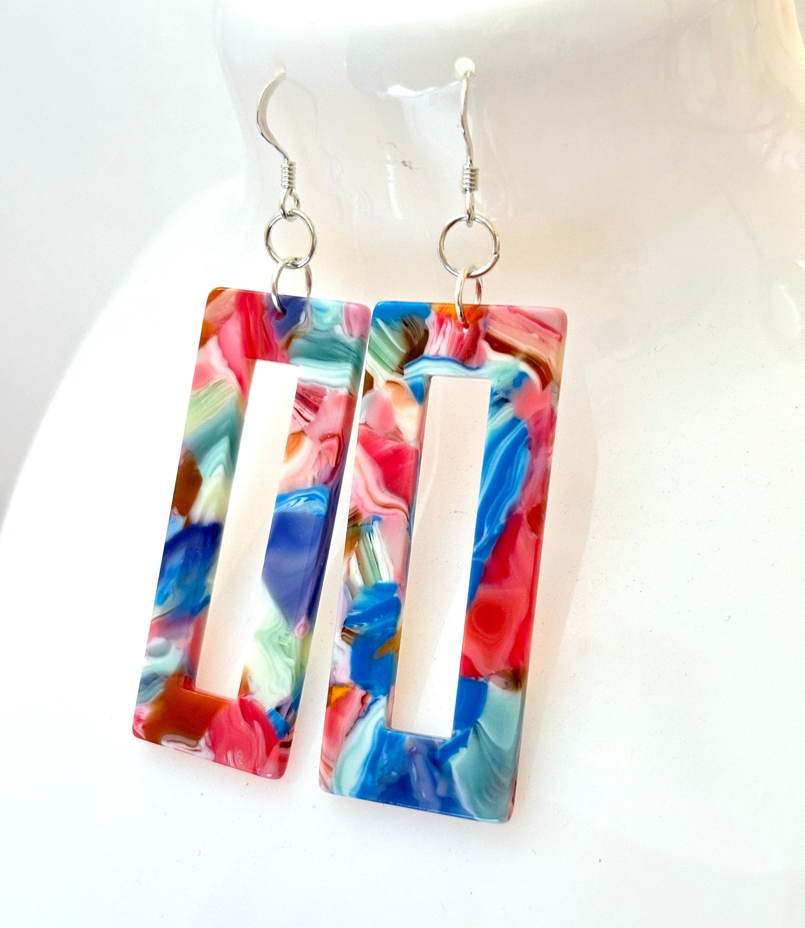 Tortoise Shell Multicolour Earrings