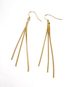 Long Multi-ChainTassel Earrings