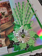 Large Luxury Boxed Handmade Christmas Card - Santas Helpers - Cute Holiday Mice 3D Greeting Card