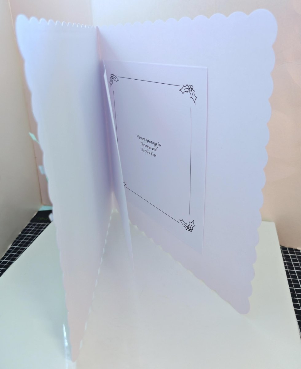 Large Luxury Boxed Handmade Christmas Card - Santas Helpers - Cute Holiday Mice 3D Greeting Card