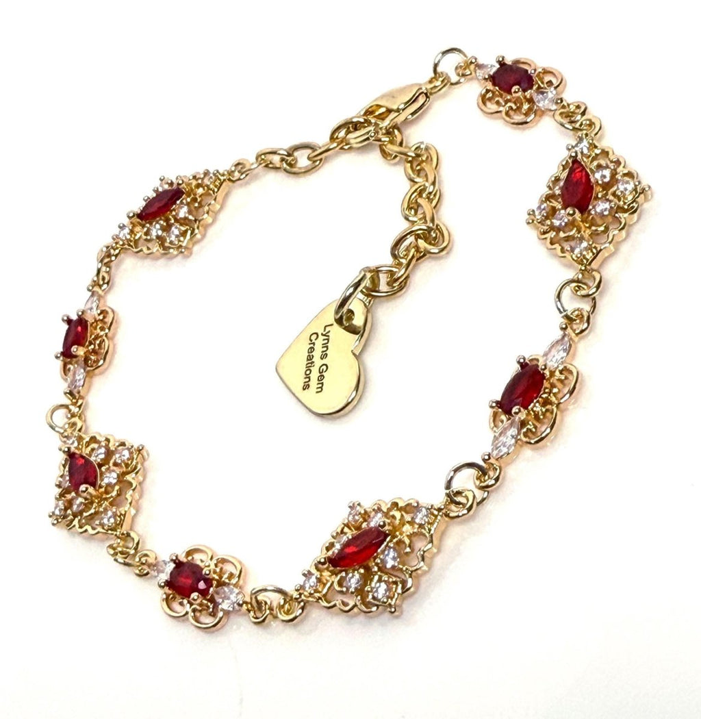 Red Flower Crystal Jewelry Set | Elegant Red Diamond Jewelry | Fairycore Wedding Choker