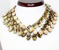Light Silk Peach Georgian Collet Necklaces | Anna Wintour Style | Statement Choker