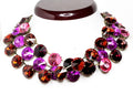 Red Crystal Georgian Collet Chokers | Anna Wintour Style  | Vintage Necklaces 