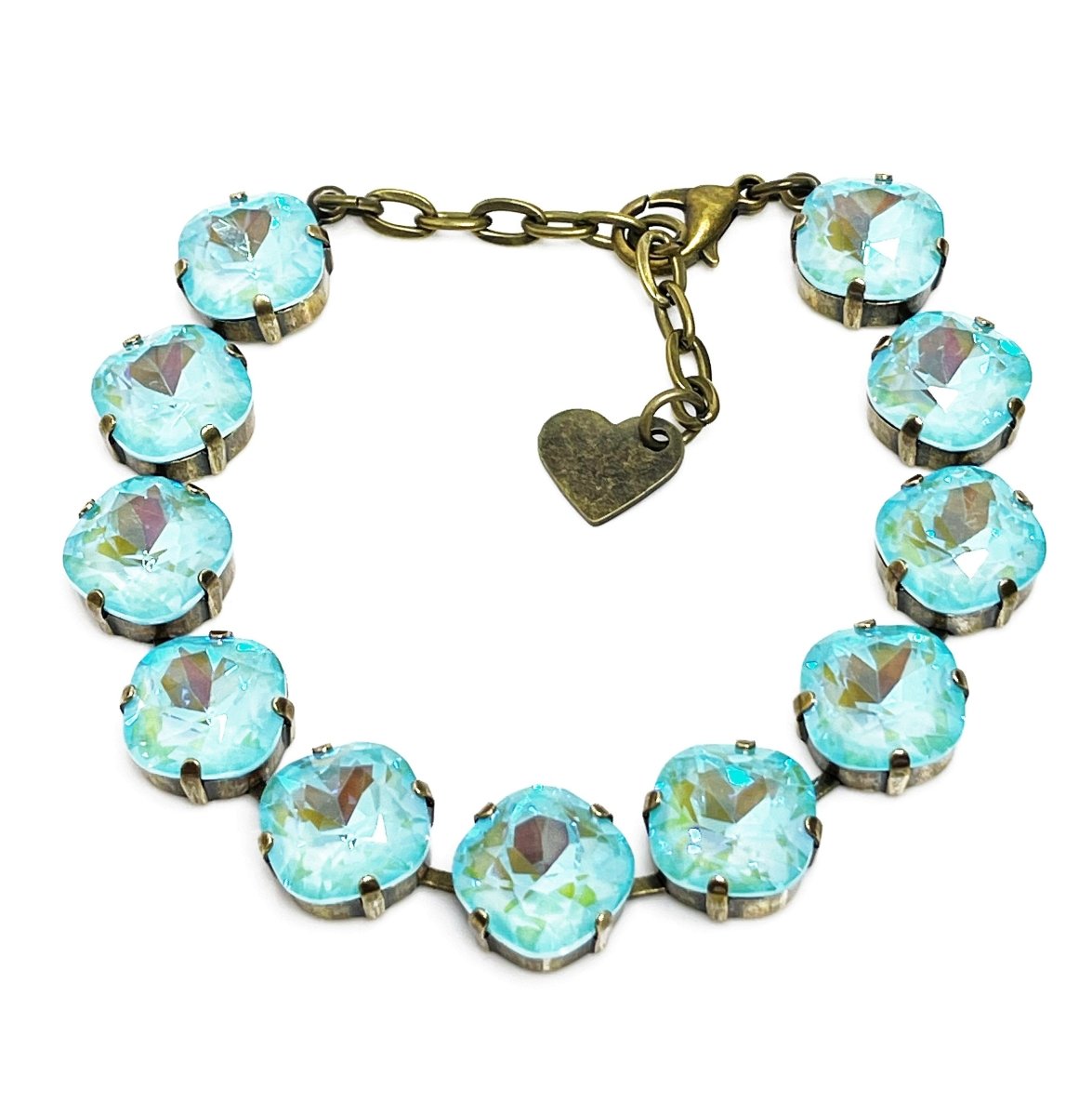 Baby Blue Crystal Tennis Bracelet | Wedding Bridesmaid Gift