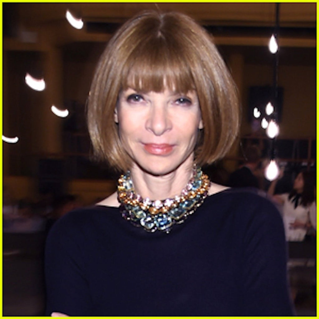 Light Sapphire Blue Crystal Necklace | Anna Wintour Style | Statement Riviere Necklaces 