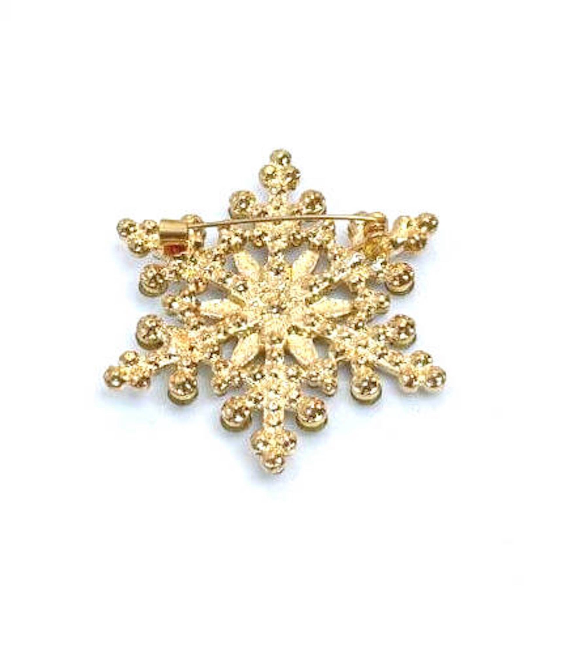 Snowflake hot sale brooch pin