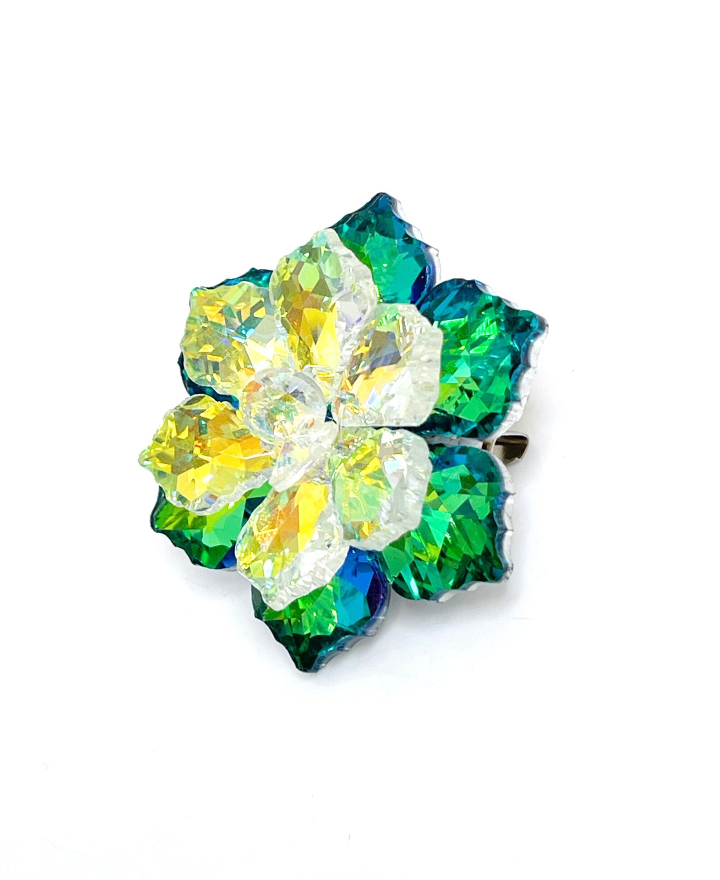 Sparkly Crystal Flower Brooch, Crystal Daisy Pin, Statement Brooch, Very Sparkly Jacket Pin, Brooches For Women