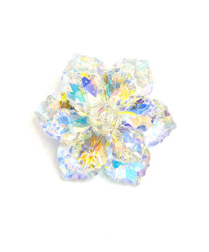 Sparkly Crystal Flower Brooch, Crystal Daisy Pin, Statement Brooch, Very Sparkly Jacket Pin, Brooches For Women