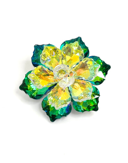 Sparkly Crystal Flower Brooch, Crystal Daisy Pin, Statement Brooch, Very Sparkly Jacket Pin, Brooches For Women