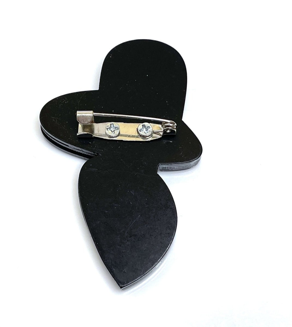 Classy Lady Brooch, Paris Style Fashion with Cloche Hat, Vintage Style, Fashion Pin for Jacket Scarf, Large Brooch, Brooches For Women