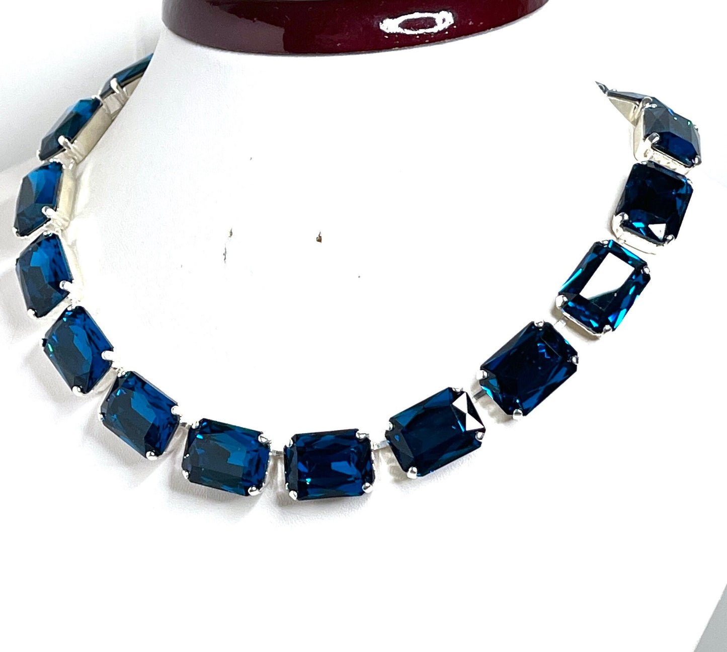 Sapphire Peridot Georgian Collet Necklaces, Emerald Crystal Choker, Anna Wintour Style, Riviere Necklace, Necklaces for Women