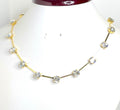 Clear Gold Crystal Necklace, Austrian Crystal Choker, Clear Constellation Necklace, Dainty Crystal Choker, Necklaces for Women